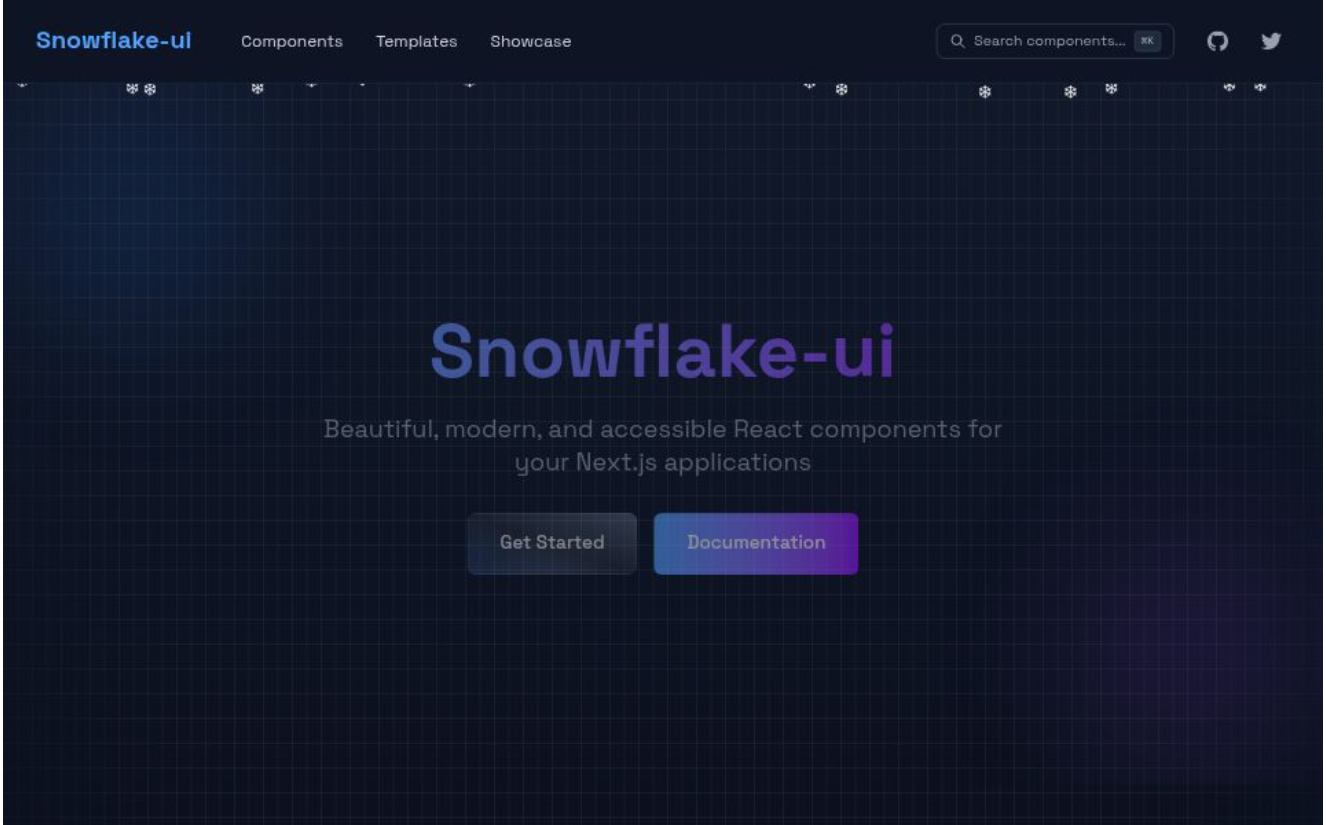 Snowflake UI